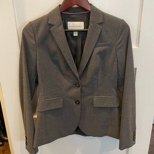 Banana Republic Wool Blazer in Grey